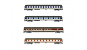 ARNOLD 4298  DB, 4-unit pack   Popfarben   express train, ep. IV 