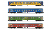 ARNOLD 4358 RENFE, 4-unit pack Chartren , period IV