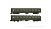 ARNOLD 4455 ALSA, 2-unit set 6000 coaches, olive green, ep. VI