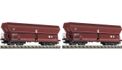FLEISCHMANN 552314 Önürítős teherkocsi készlet (2 db), Falns183, DB, IV FLEISCHMANN 552314 Önürítős teherkocsi készlet (2 db), Falns183, DB, IV