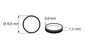 FLEISCHMANN 648006 Tapadógyűrű, 9.9 × 1.3 mm (10 db 544008)
