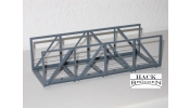 HACK 10051 V15-b Fém rácsos híd, 15 cm (kék)