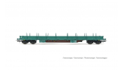 Rivarossi 6552 FS, 4-axle stake wagon wagon type Res, green livery, empty, ep. VI