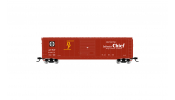 Rivarossi 6661A ATSF, sliding door boxcar San Francisco Chief without roof walkway, #12711