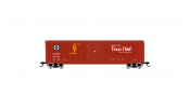 Rivarossi 6662A ATSF, sliding door boxcar Texas Chief without roof walkway, #12801