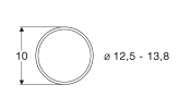 ROCO 40066 Tapadógyűrű 12.5÷13.8 mm-es kerékre (10 db)