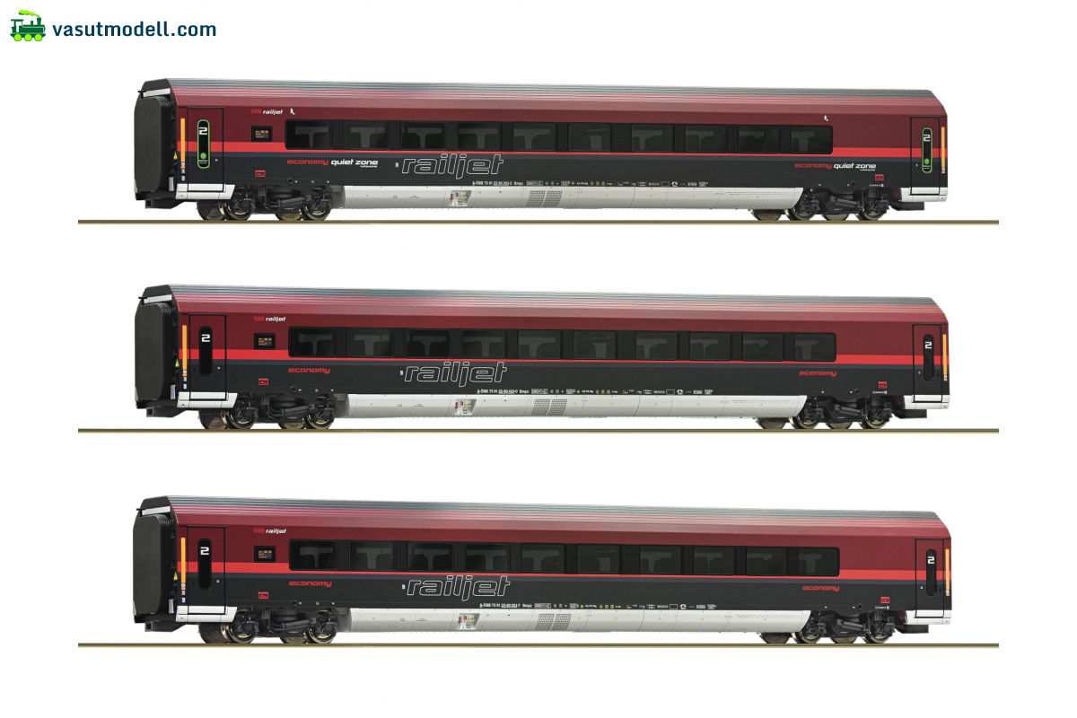 Roco Er Set Railjet Bb Dc Vasutmodell