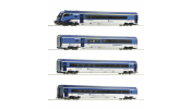 ROCO 74065 Személykocsi (4 db), Railjet, CD, VI, DCC