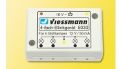 VIESSMANN 5030 Villogófény effekt vezérlőmodul, 4 csatlakozással
