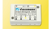 VIESSMANN 5042 Villogófény effekt vezérlőmodul, 4 db kimenettel