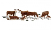 WOODLAND Scenics A1843 HO Hereford Cows