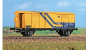 ACME 40041 Güterwagen FS der italienischen Eisenbahnen, gelb / Blaue Dienstwagenlackierung.