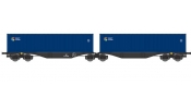 ACME 40358 Articulated container wagon Type Sggrss 80, of PKP, loaded with 2 chinese containers ACME 40358 Articulated container wagon Type Sggrss 80, of PKP, loaded with 2 chinese containers