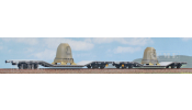 ACME 45191 Set Flachwagen Typ Uai, FS - beladen