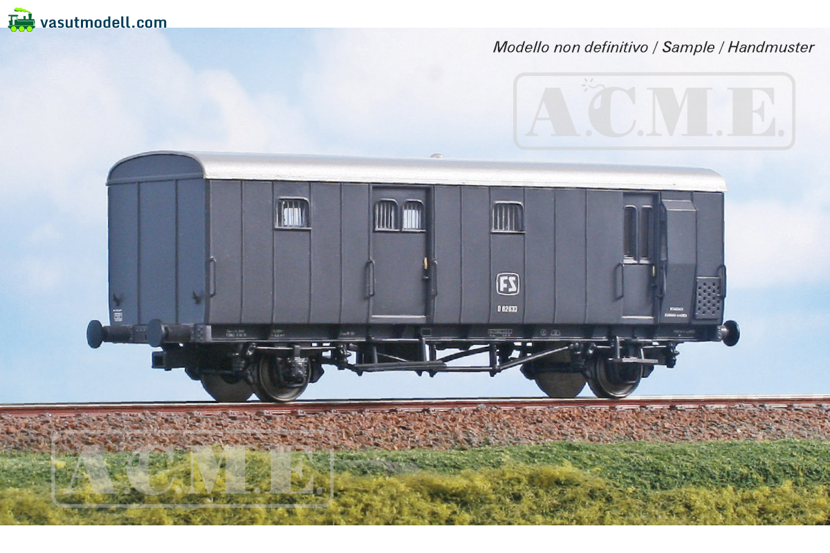 ACME 51243 Gepäckwagen Typ 1907 D82633 der FS ACME 51243 Gepäckwagen Typ 1907 D82633 der FS
