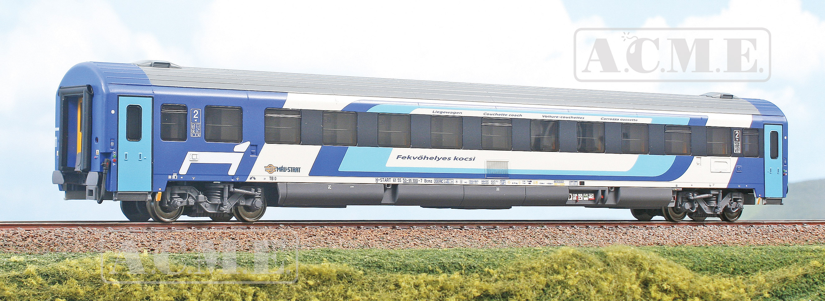 ACME 52023 Fekv helyes Szem lykocsi Bcmz M V Start VI Vasutmodell