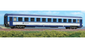 ACME 52571 2nd class car Bmz of the czech railway CD, Najbrt, with black windows frame (ex ÖBB) ACME 52571 2nd class car Bmz of the czech railway CD, Najbrt, with black windows frame (ex ÖBB)