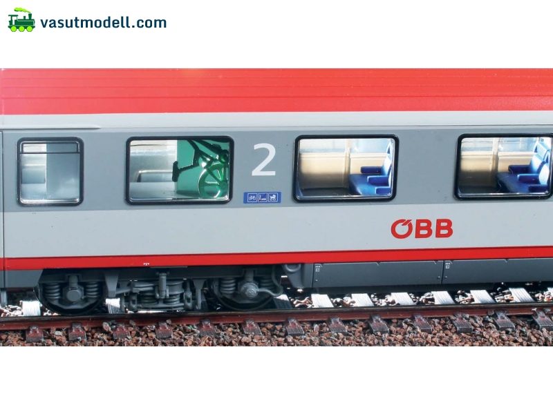 ACME 52648 ÖBB 2. Klasse Wagen (Bbvmz), zweitönige graue Lackierung mit