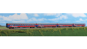 ACME 55158 Set with 4 cars Bahn Touristik Express 3 couchette cars + 1 compartmente car ACME 55158 Set with 4 cars Bahn Touristik Express 3 couchette cars + 1 compartmente car