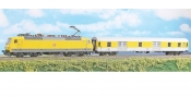 ACME 79075 Villanymozdony, 120 502 der DB, mit Dms 322 Gepäckwagen, in DB-Netz-Lackierung, DCC-hangos ACME 79075 Villanymozdony, 120 502 der DB, mit Dms 322 Gepäckwagen, in DB-Netz-Lackierung, DCC-hangos