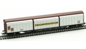 Albert-Modell 276008 Eltolható oldalfalú négytengelyes teherkocsi, Habis, Transwaggon, MÁV, V Albert-Modell 276008 Eltolható oldalfalú négytengelyes teherkocsi, Habis, Transwaggon, MÁV, V