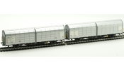 Albert-Modell 293001 Eltolható oldalfalú teherkocsi (2 db), Hillmrrs, CD-Cargo Albert-Modell 293001 Eltolható oldalfalú teherkocsi (2 db), Hillmrrs, CD-Cargo