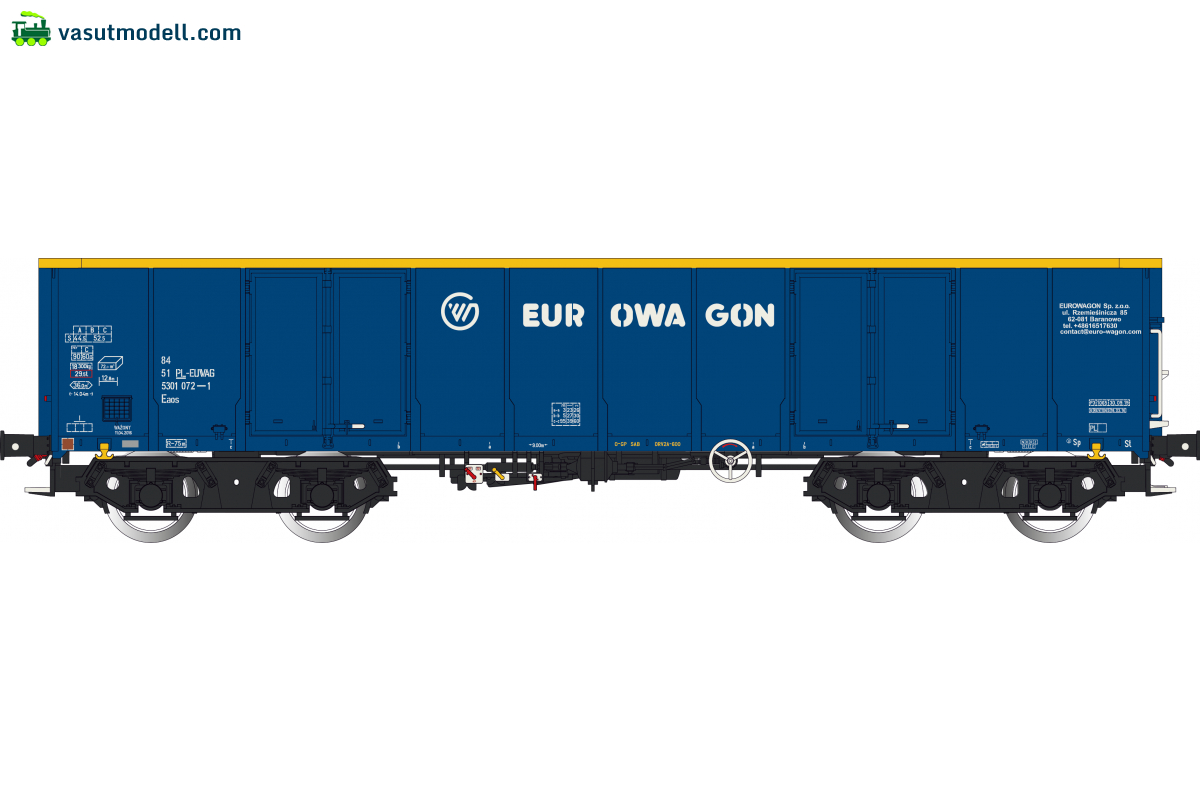 Albert-Modell 530009 Nyitott teherkocsi, Eaos, PL-EUWAG, VI Albert-Modell 530009 Nyitott teherkocsi, Eaos, PL-EUWAG, VI