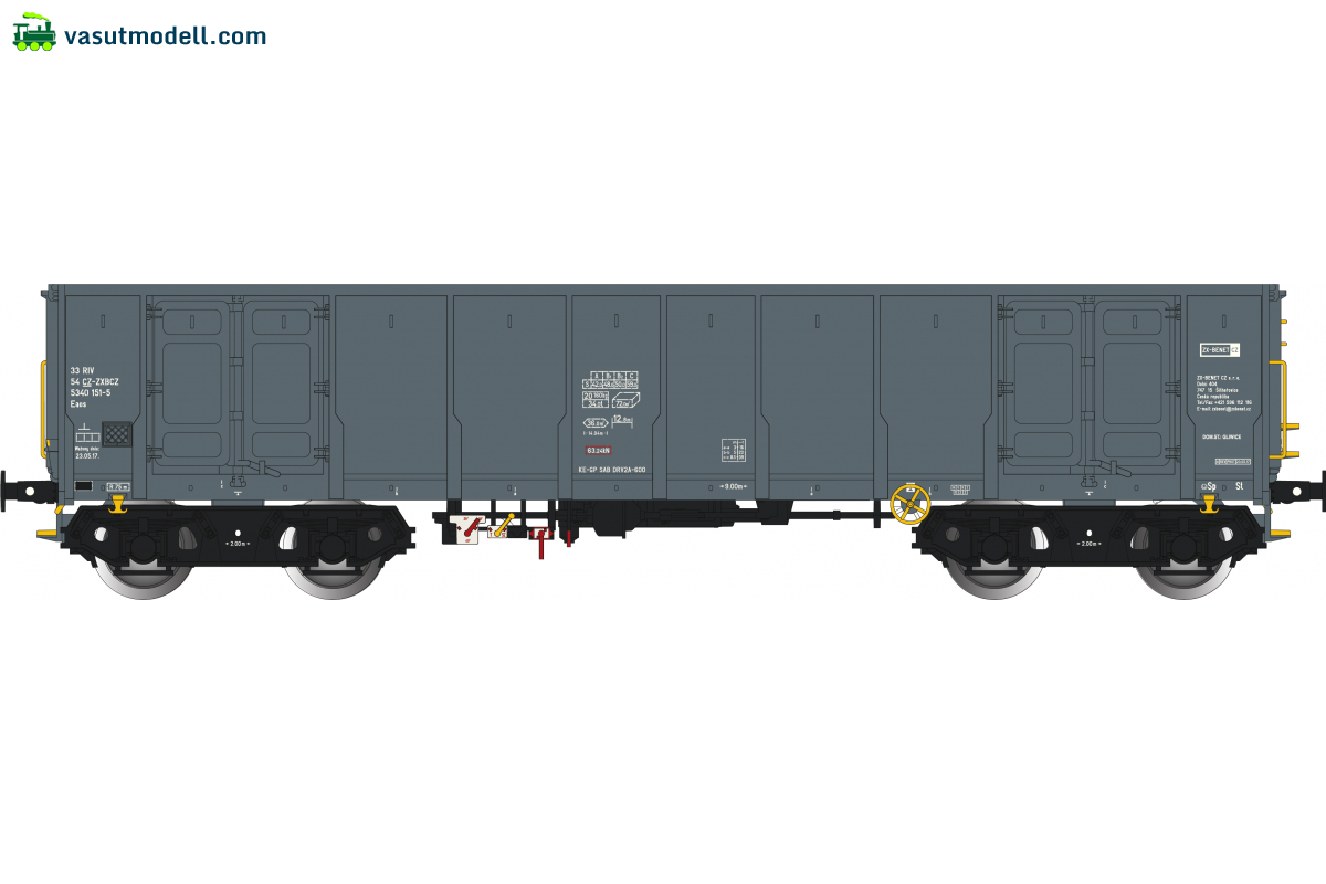 Albert-Modell 534013 Nyitott teherkocsi, Eaos, CZ-ZXBCZ, VI, Albert-Modell 534013 Nyitott teherkocsi, Eaos, CZ-ZXBCZ, VI,