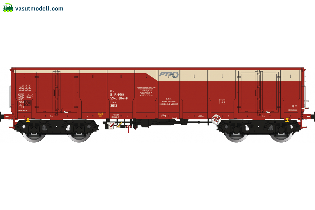 Albert-Modell 534015 Nyitott teherkocsi, Eaos, PL-PTKR, VI, Albert-Modell 534015 Nyitott teherkocsi, Eaos, PL-PTKR, VI,