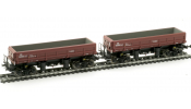 Albert-Modell 600049 Önürítős teherkocsi (2 db), Fa, PKP, V Albert-Modell 600049 Önürítős teherkocsi (2 db), Fa, PKP, V