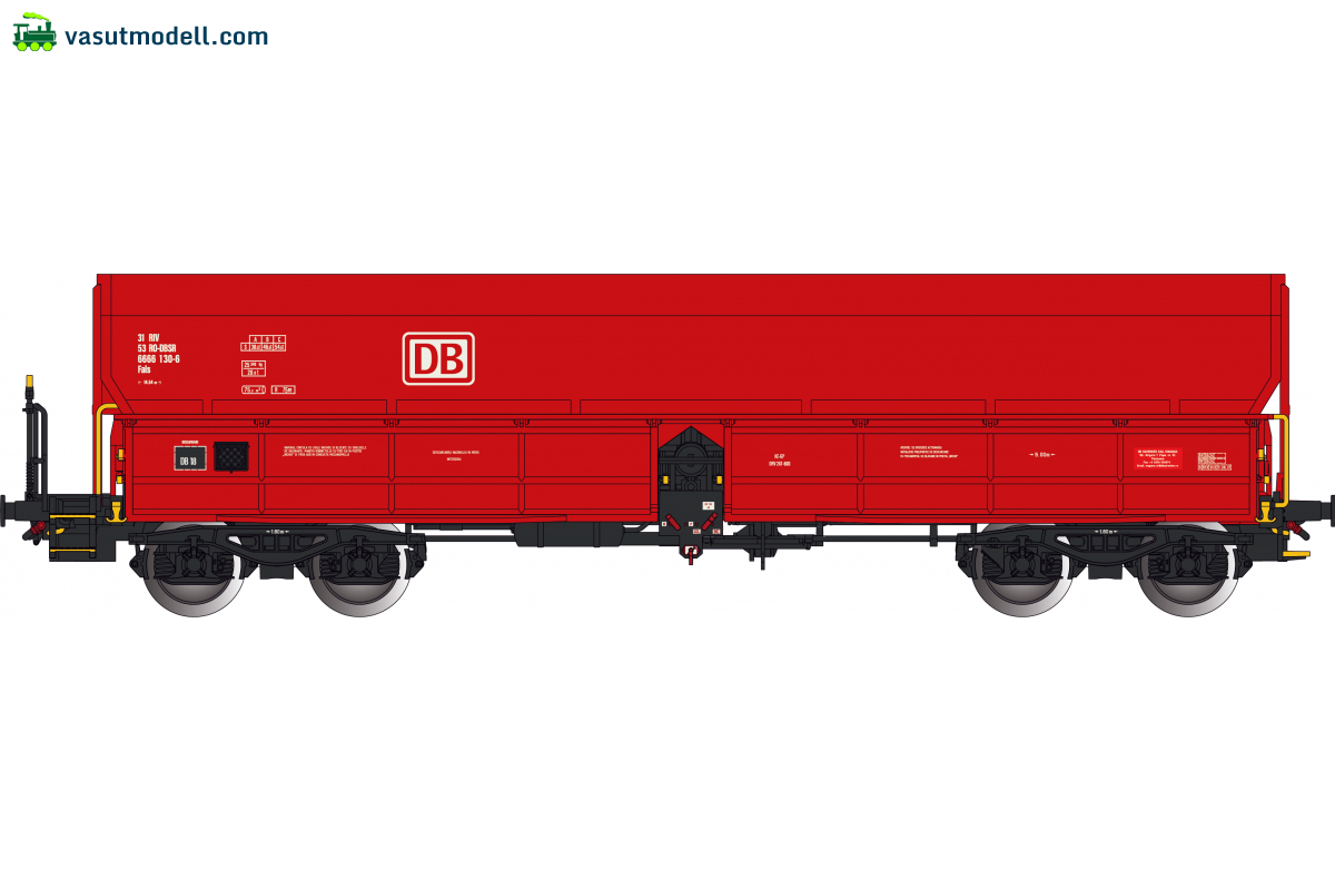 Albert-Modell 666002 Önürítős teherkocsi, Fals, RO-DBSR, VI Albert-Modell 666002 Önürítős teherkocsi, Fals, RO-DBSR, VI