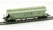 Albert-Modell 933047 Terményszállító teherkocsi, Uagps, zöld, PAMBAC, RO-CCBC, VI