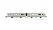 ARNOLD 2351S RENFE, 2-unit diesel railcar 591.500, silver livery with UIC markings, ep. IV, with DCC sound decoder