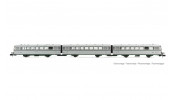ARNOLD 2352S RENFE, 3-unit diesel railcar 591.300, silver livery without UIC markings, ep. III, with DCC sound decoder