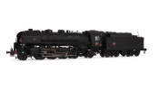 ARNOLD 2481S SNCF, 141R 1173 steam locomotive, Mistral , boxpok wheels, black, big fuel tender, with DCC sound decoder