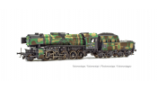 ARNOLD 2485 DRB, heavy steam locomotive BR 42 in camouflage livery, period IIc