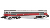 ARNOLD 2503 RENFE, Talgo diesel locomotive 3004T Virgen de la Paloma , red/silver livery, period III ARNOLD 2503 RENFE, Talgo diesel locomotive 3004T Virgen de la Paloma , red/silver livery, period III