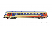 ARNOLD 2522 ÖBB, 2 x class 5047 diesel railcar, motor + dummy, grey/blue/beige livery with modern ÖBB logo, ep. IV-V
