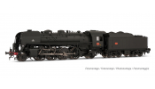 ARNOLD 2544 SNCF, 141R 463 with spoke wheels and rivetted coal tender, black, ep. III
