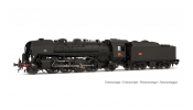 ARNOLD 2544S SNCF, 141R 463 with spoke wheels and rivetted coal tender, black, ep. III, with DCC sound decoder
