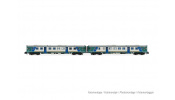 ARNOLD 2571 FS, 2-units pack ALn 668 1000 series (2 doors) XMPR livery, flat windows, ep. Vb