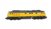 ARNOLD 2601S DB Bahnbau, diesel locomotive 233 493-6, yellow livery, ep. VI, with DCC sound decoder