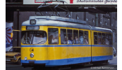 ARNOLD 2603  Tram Duewag GT6, one front light, yellow/blue livery   Essen  , ep. IV-V 