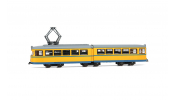 ARNOLD 2603 Tram Duewag GT6, one front light, yellow/blue livery Essen , ep. IV-V