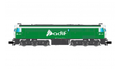 ARNOLD 2633 ADIF, diesel locomotive 321, green-white livery, ep. VI