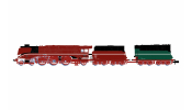 ARNOLD 2664S DR, steam locomotive 18 201, fuel tender, red with add. green tender, V, DCC Sound