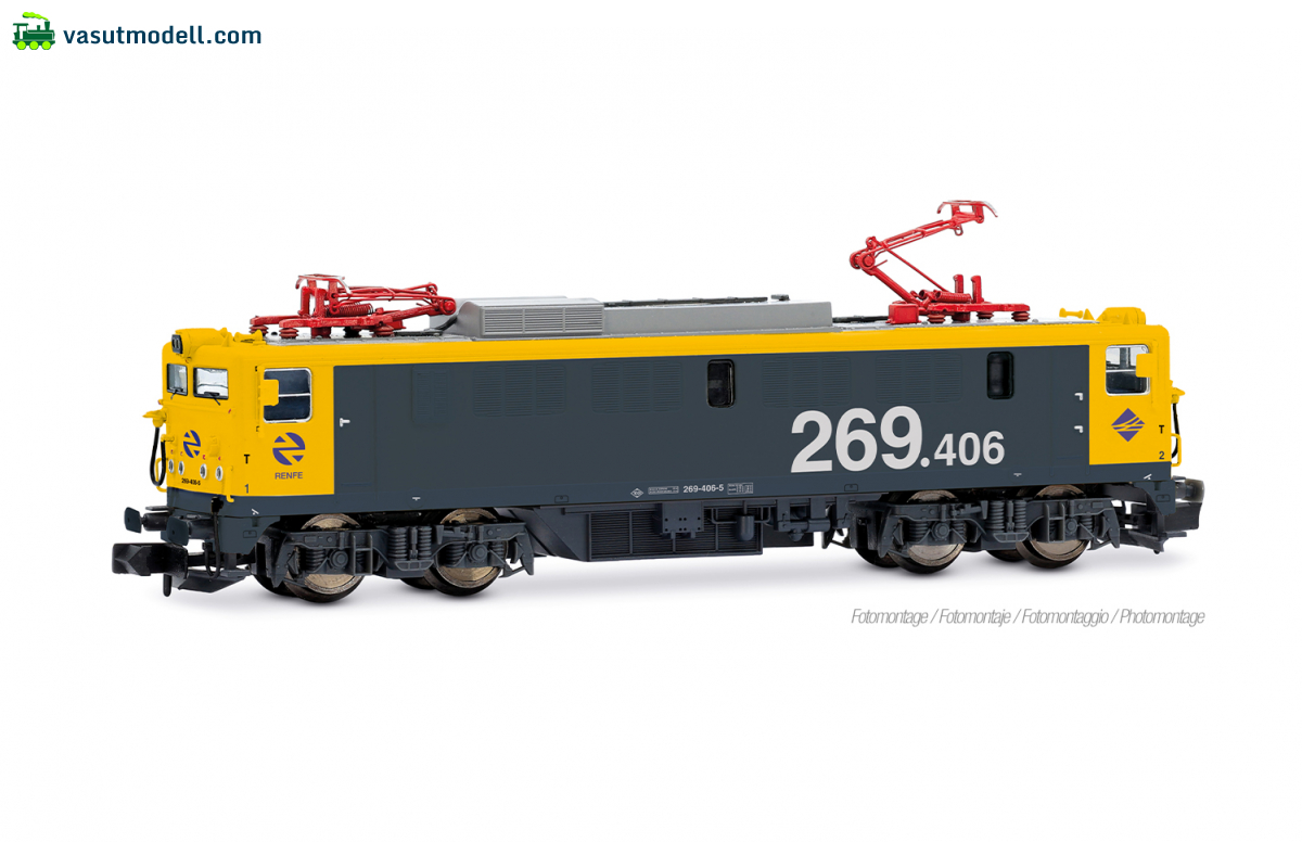 ARNOLD 2676 RENFE, electric locomotive 269-400, yellow-grey Largo Recorrido , ep. V ARNOLD 2676 RENFE, electric locomotive 269-400, yellow-grey Largo Recorrido , ep. V
