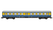 ARNOLD 4182 Set S-Bahn Leipzig - 3 coaches without drivers cab, DR, period IV, livery blue/yellow