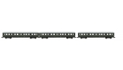 ARNOLD 4192 3-unit set coaches without drivers cab, DR, period IV a, livery dark green/grey ARNOLD 4192 3-unit set coaches without drivers cab, DR, period IV a, livery dark green/grey