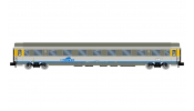 ARNOLD 4266 Cisalpino, Reisezugwagen A in silber/grauer Lackierung, 1. Klasse, Ep. V ARNOLD 4266 Cisalpino, Reisezugwagen A in silber/grauer Lackierung, 1. Klasse, Ep. V